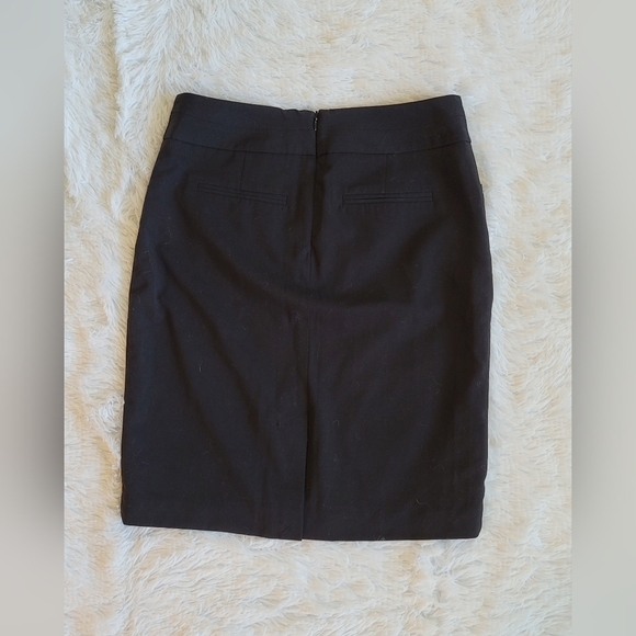 Worthington Skirt Petite Small Black Pencil Knee Length Midi Size 2P - Picture 6 of 7